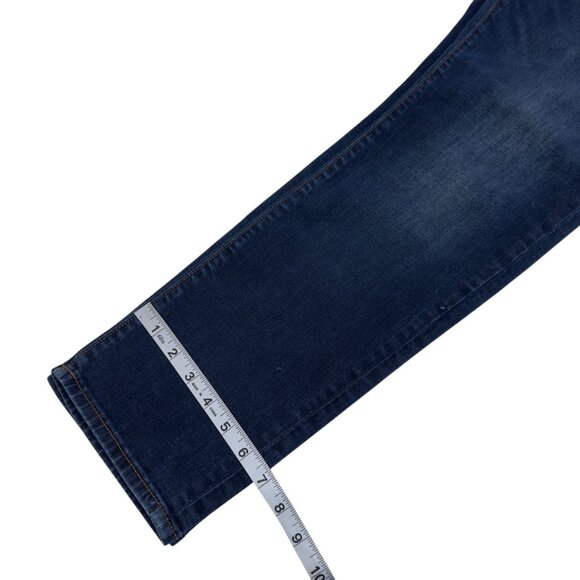 Gap Mens Slim Fit Blue Denim Jeans SZ 34x30 Stretch Cotton Blend Classic Design - Picture 8 of 14